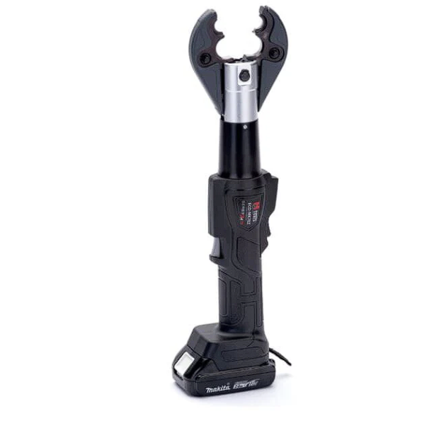 Professional cordless crimpers for linemen electrical connections