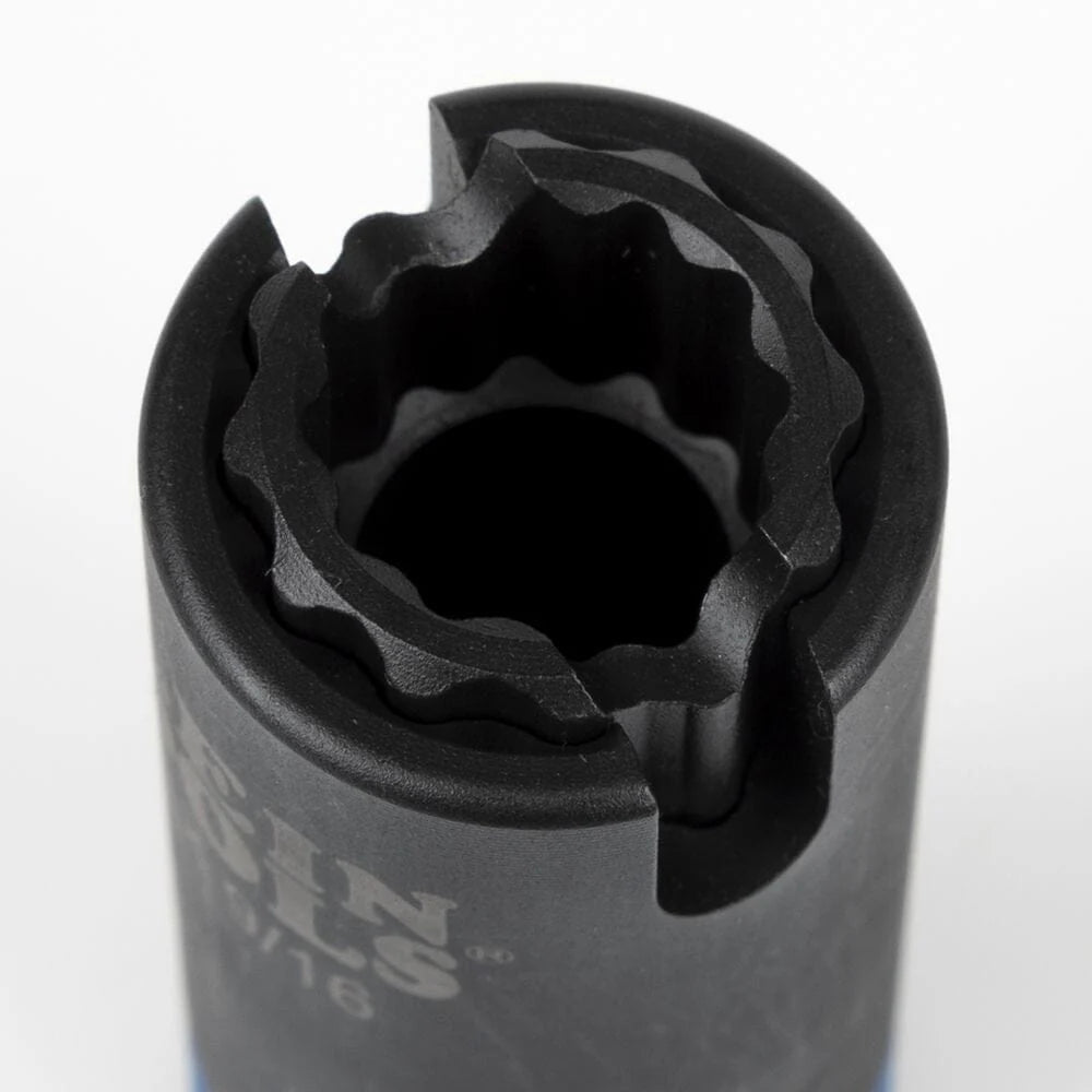 Klein 3-In-1 Slotted Impact 12-Point Socket - 66031