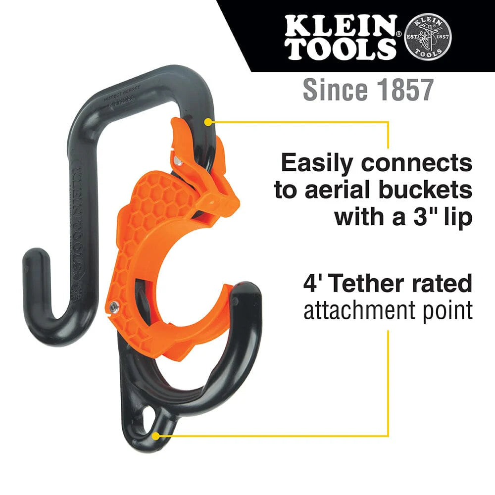 Klein 3" Lineman Locking Gate Bucket Hook - 5144LG3