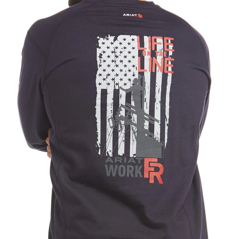 Ariat - Men’S FR Air Life on the Line T-Shirt
