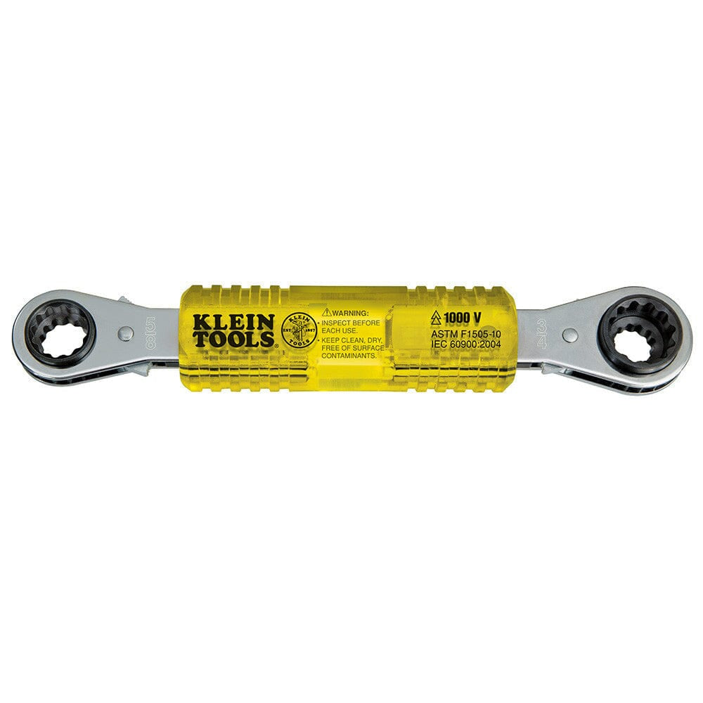Klein Lineman'S Insulating 4-In-1 Box Wrench - KT223X4-INS