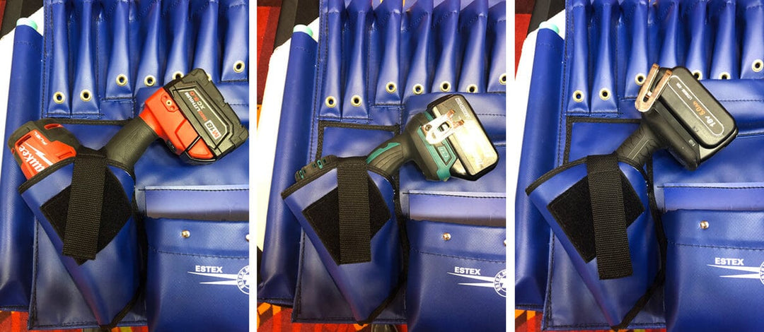 Estex Aerial Blue Tool Apron W/ Magnet - 1829-WDE