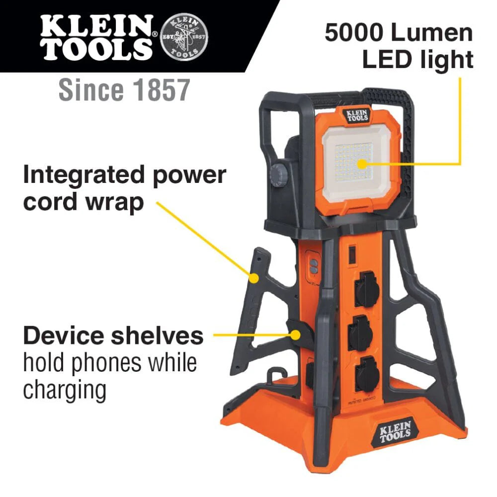 Klein Powerhub 1 Jobsite Power and Lighting System - 29610