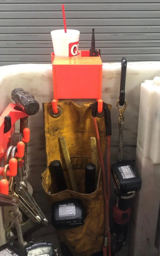 Line Work 4N1 Tool Organizer Linemen Tool Holder W/ Magnet - 1002