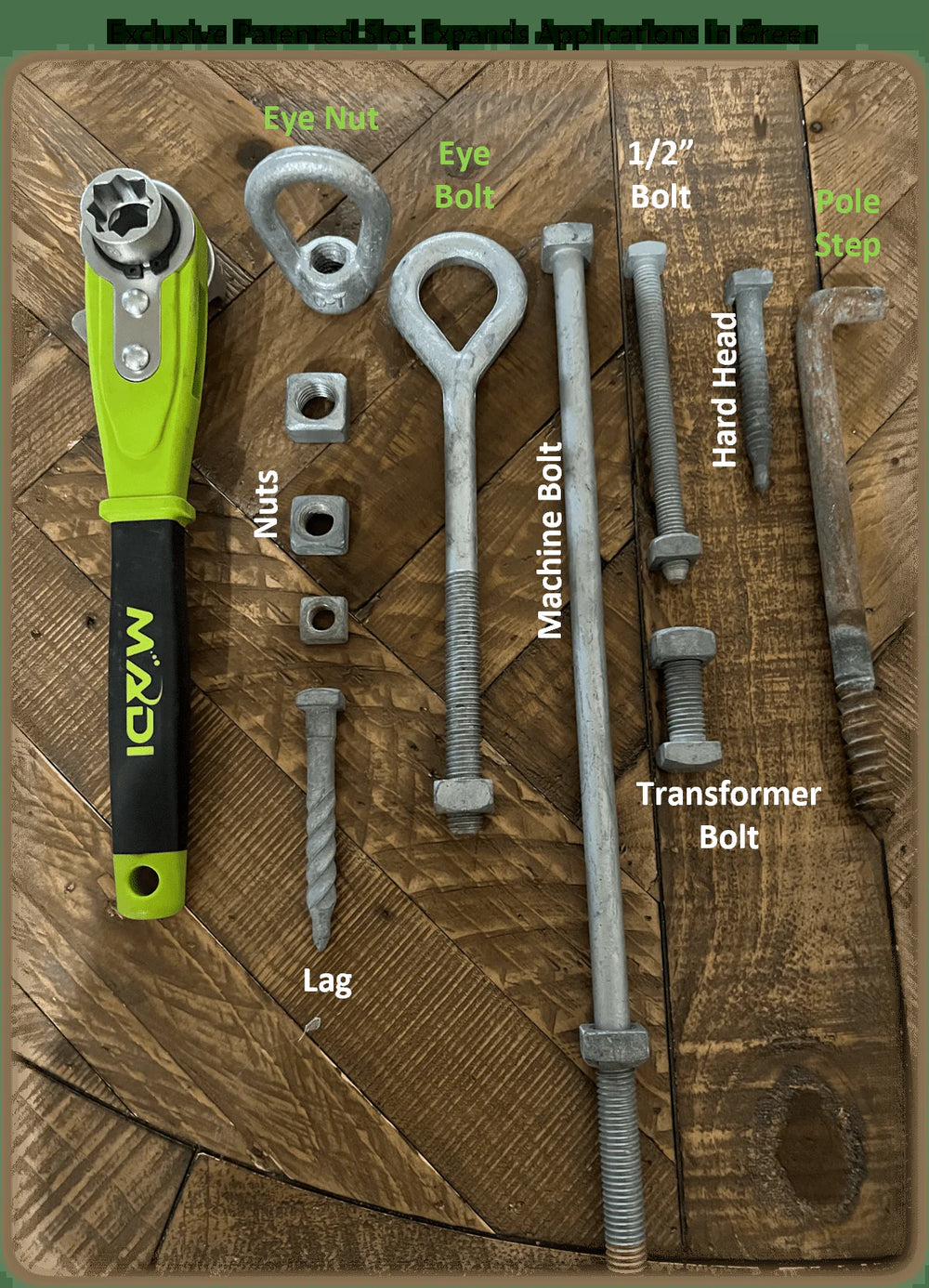 MADI - 5 in 1 Slotted Big Wrench (Insulated)