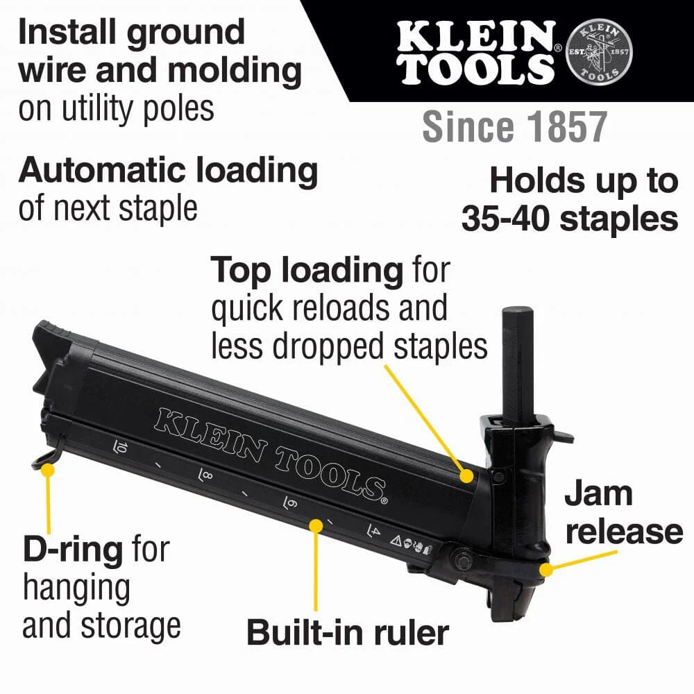 Klein Utility Staple Starter Heavy Duty Staple Holder - STP100