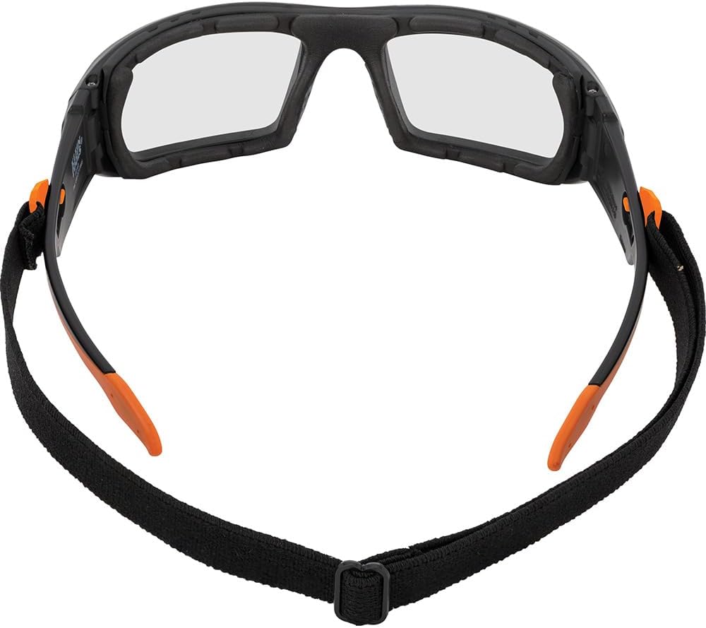 Klein Tools Safety Glasses, ANSI Z87.1+ Pro Full Frame, Clear Lenses, UV Protection, Anti-Fog, Scratch Resistant