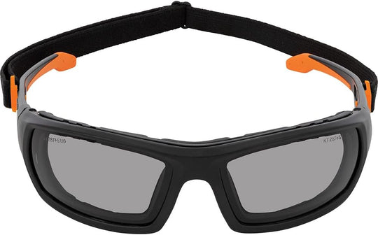 Klein Tools Safety Glasses, ANSI Z87.1+ Pro Full Frame Safety Glasses, Gray Lens, UV Protection, Anti-Fog, Scratch Resistant