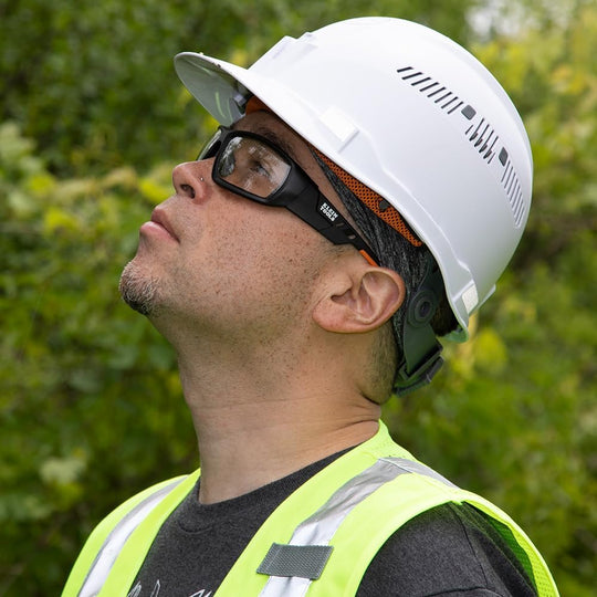 Klein Tools Safety Glasses, ANSI Z87.1+ Pro Full Frame, Clear Lenses, UV Protection, Anti-Fog, Scratch Resistant