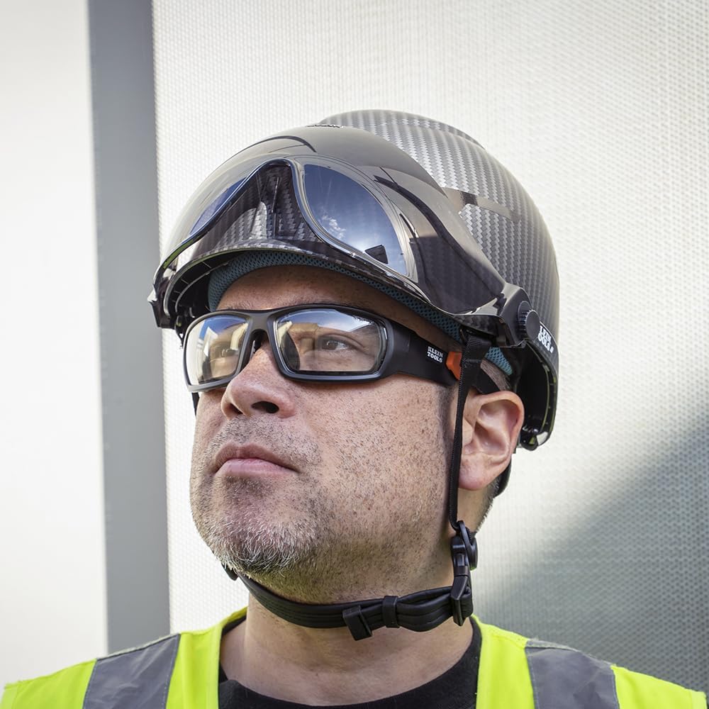Klein Tools Safety Glasses, ANSI Z87.1+ Pro Full Frame, Clear Lenses, UV Protection, Anti-Fog, Scratch Resistant