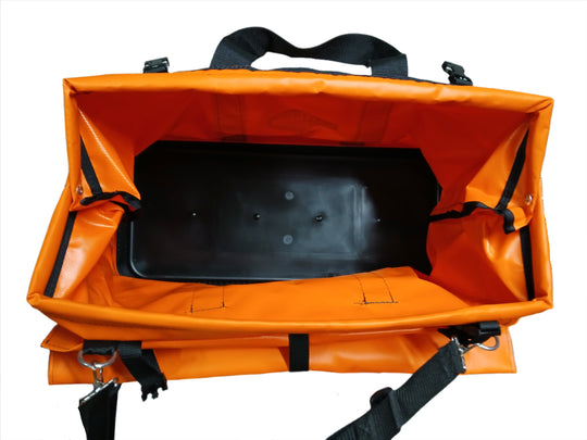 J.L. Matthews Big Mouth Orange Tool Bag W/ Shoulder Strap - 62-609