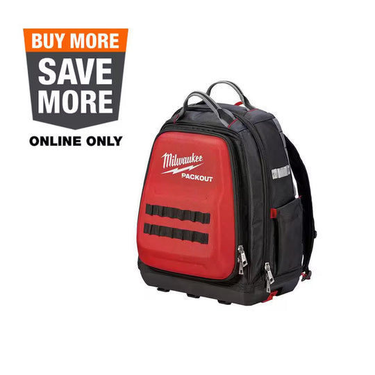 PACKOUT Tool Backpack + 3-Pack Multi-Size Tool Bags
