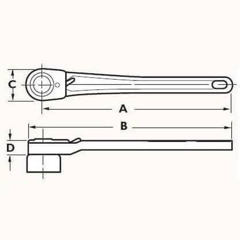 Lowell Triple Square Distribution Wrench - 151T