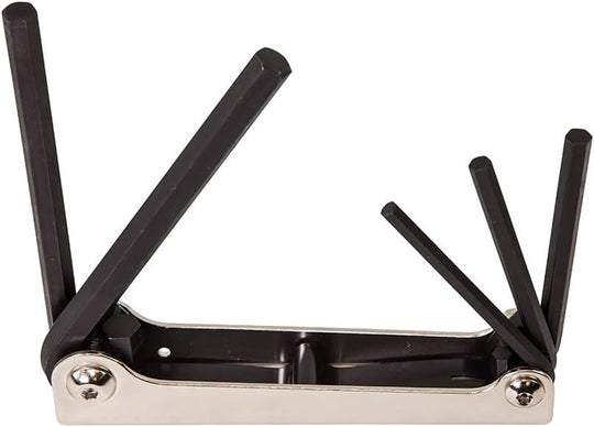 Klein Tools 70582 Folding Hex Key Set, 7-Key, Metric Sizes