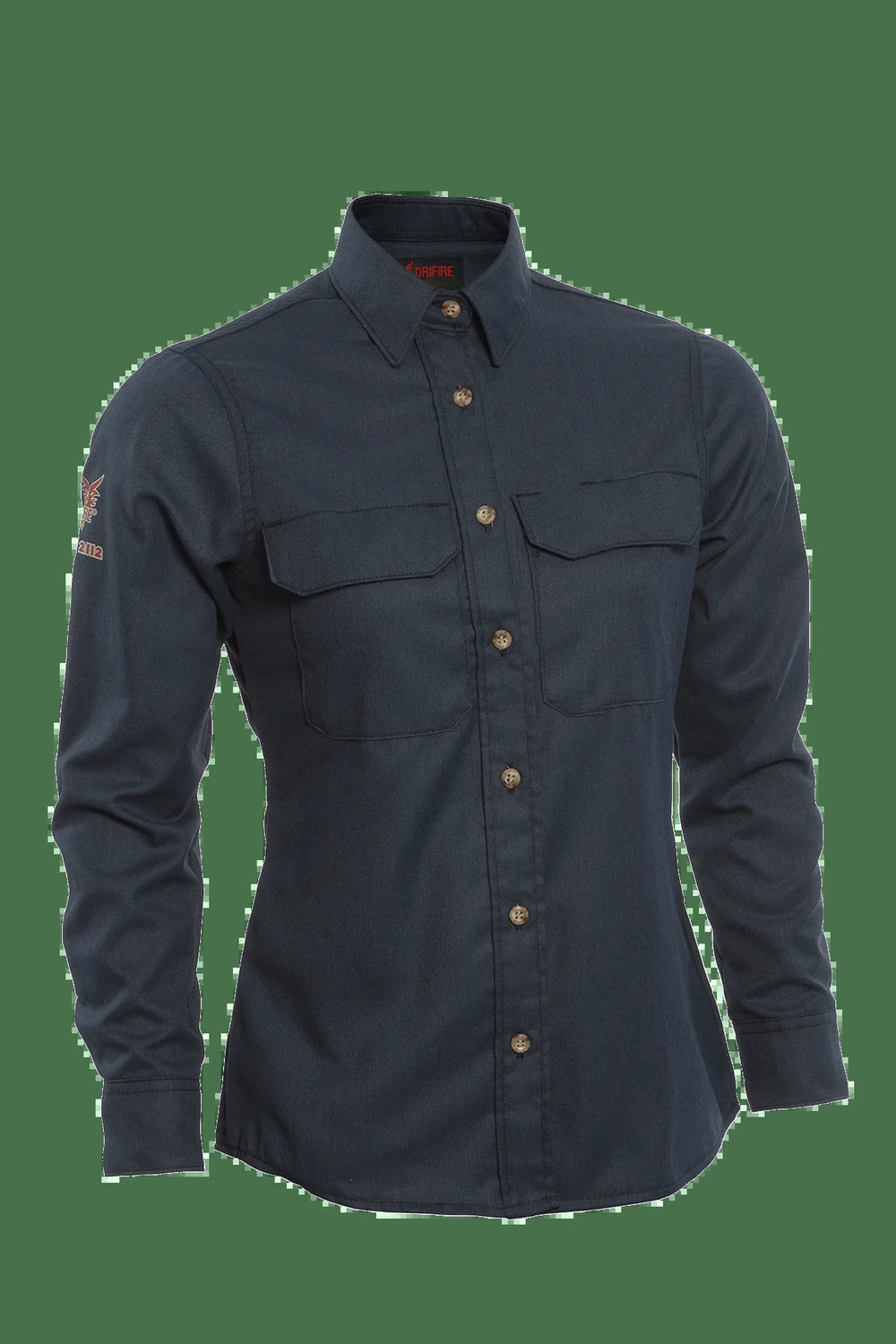 NSA DRIFIRE DH Air FR Vented Work Shirt Mens Shirt - Khaki and Blue