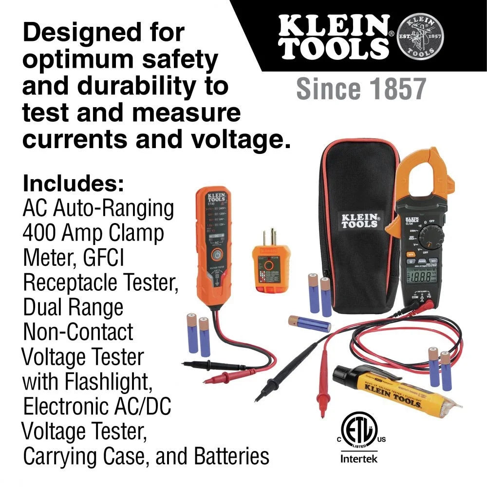 Klein Tools CL120VP  – Clamp Meter, Voltage Tester 