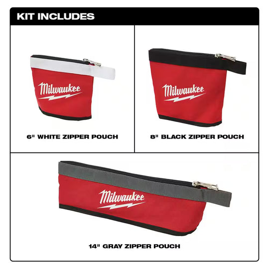 PACKOUT Tool Backpack + 3-Pack Multi-Size Tool Bags