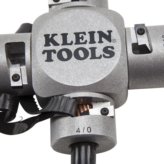 4 - Way- - Klein Tools Large Cable Stripper (2/0-250 MCM)