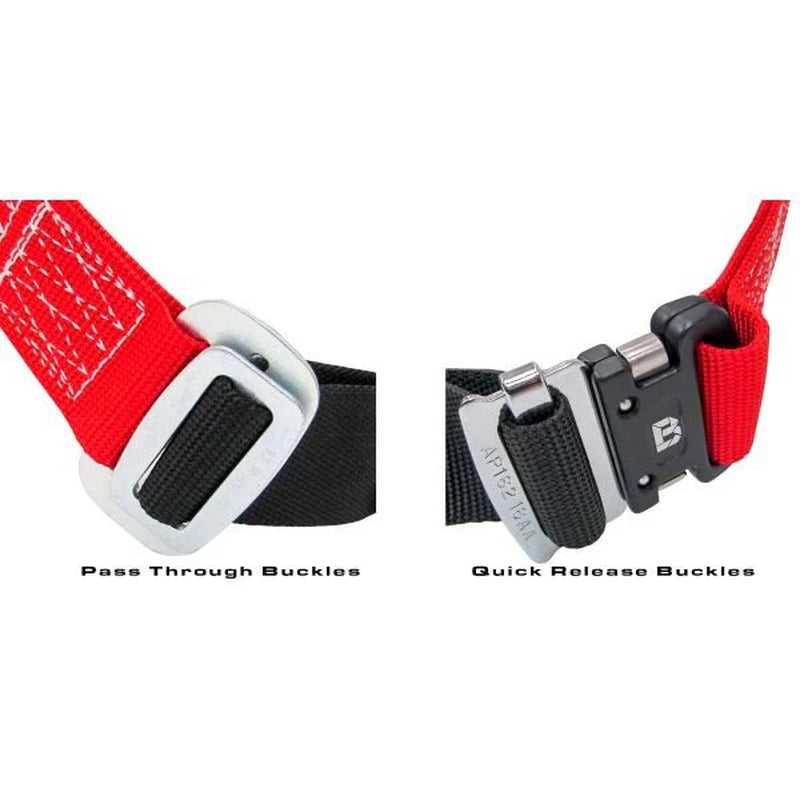 Bashlin Arc Flash Bucket Truck Harness W/ Quick Connect Buckles & Back Pad - Q662AAX