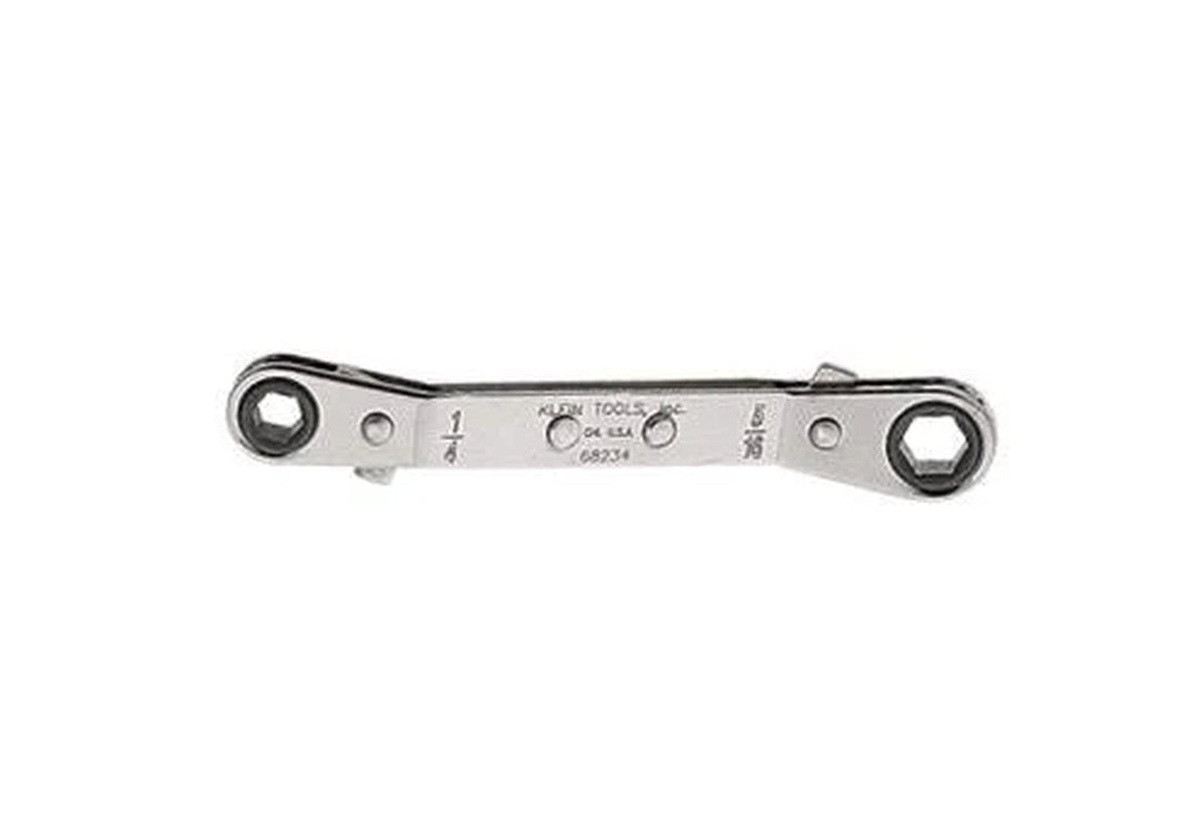 Klein Reversible Ratcheting Box Wrench 1/4 X 5/16-Inch - 68234