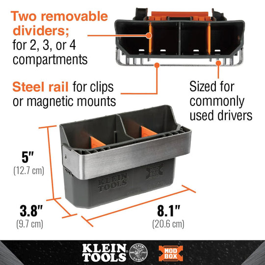 Klein Modbox™ Tool Carrier Rail Attachment- 54814MB