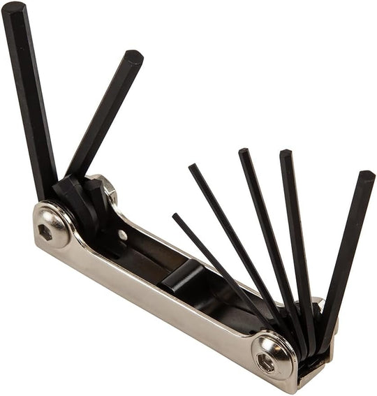 Klein Tools 70582 Folding Hex Key Set, 7-Key, Metric Sizes