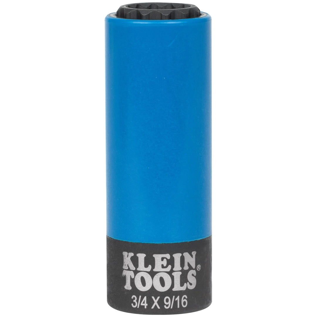 Klein Coated 12-Point 3/4" & 9/16" Impact Socket - 66030