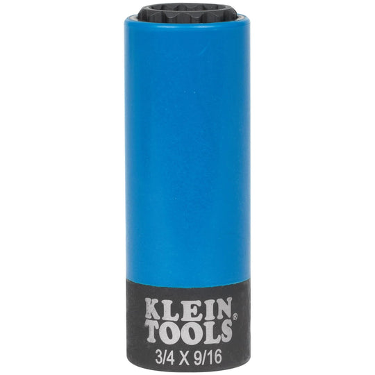 Klein Coated 12-Point 3/4" & 9/16" Impact Socket - 66030