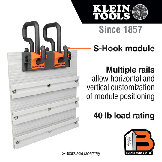 Klein BC100S Wall Assembly, S-Hook Module