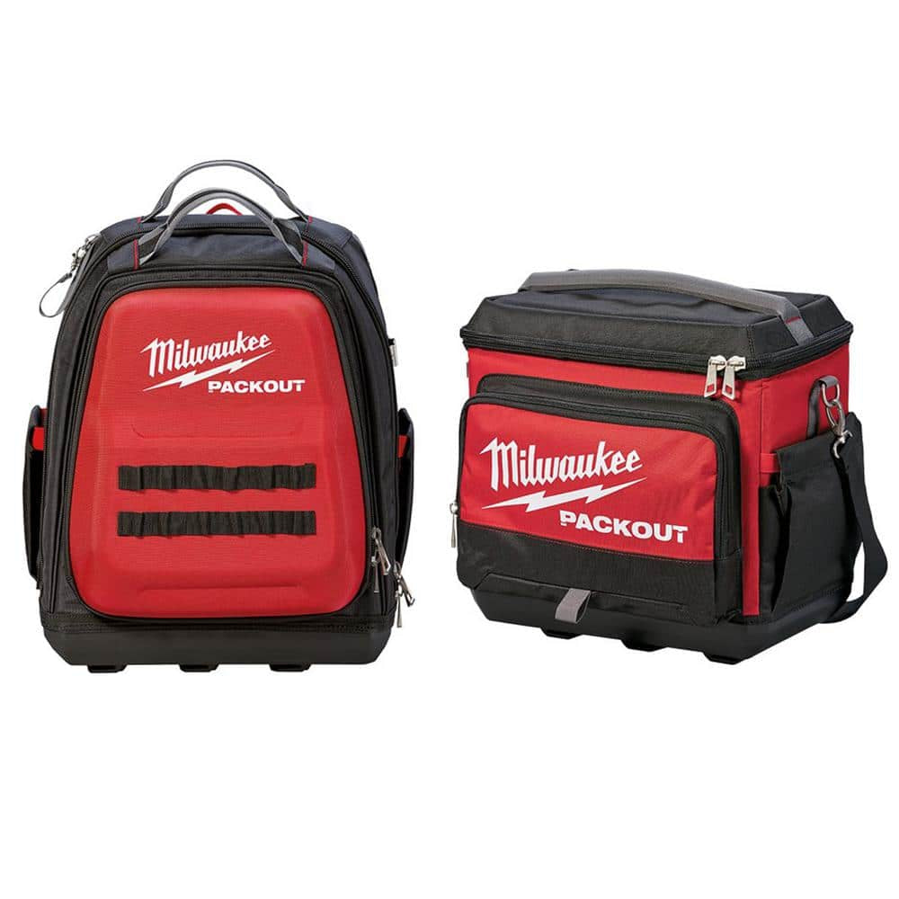 PACKOUT Tool Backpack + 3-Pack Multi-Size Tool Bags