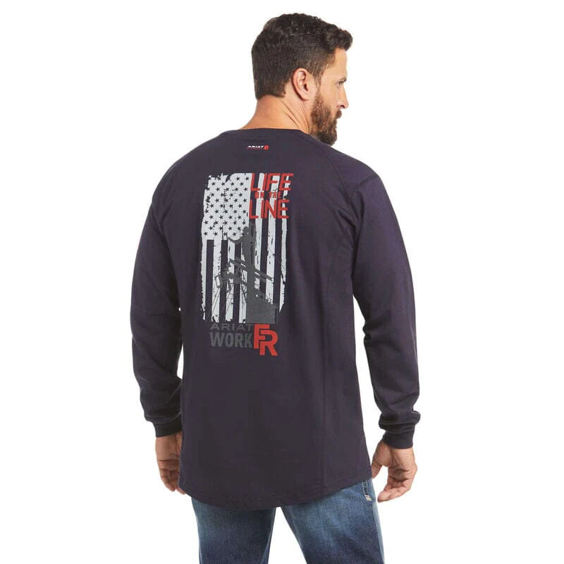 Ariat - Men’S FR Air Life on the Line T-Shirt