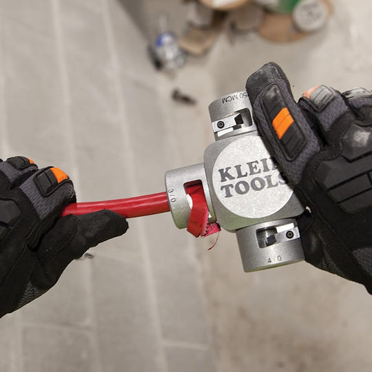 4 - Way- - Klein Tools Large Cable Stripper (2/0-250 MCM)