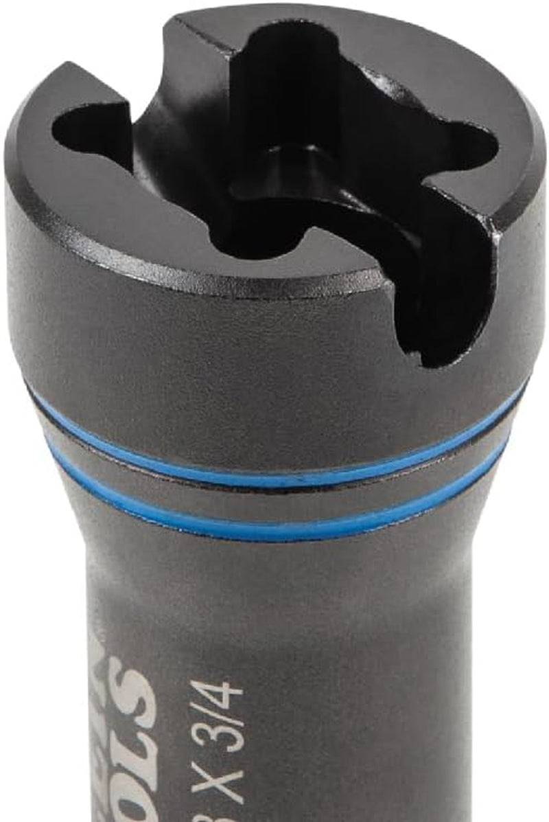 Klein 5-In-1 Mini Impact Socket Set, 1/4-Inch, 1-Inch, 1-1/8