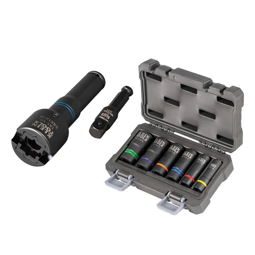 Klein 2-In-1 6 Piece Socket Set W/Nut Runner - 660KIT2