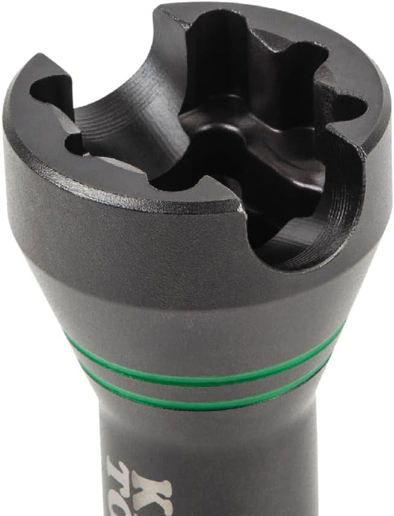 Klein 5-In-1 Mini Impact Socket Set, 1/4-Inch, 1-Inch, 1-1/8
