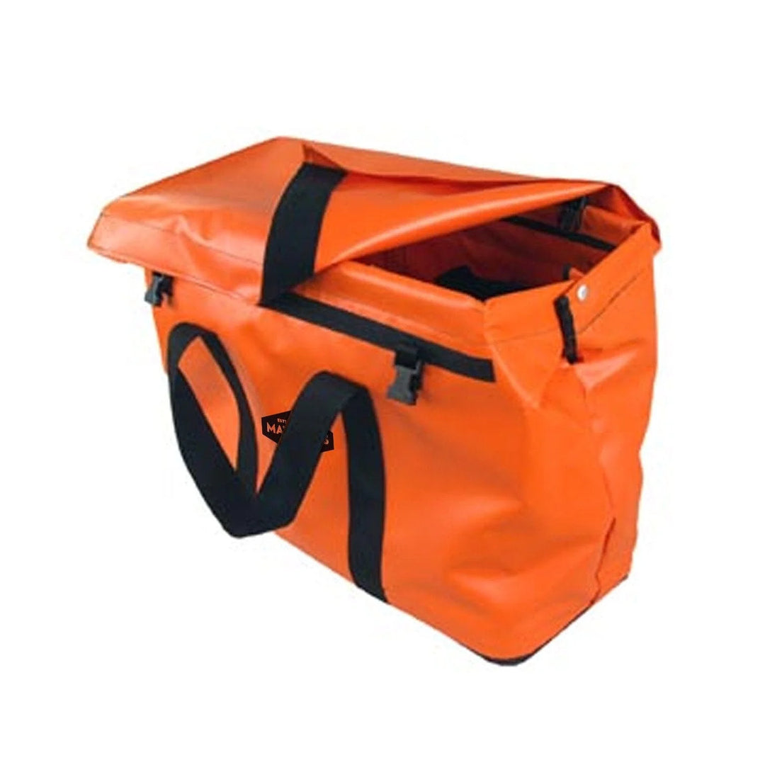 J.L. Matthews Big Mouth Orange Tool Bag W/ Roll-Up Rain Flap- 62-610