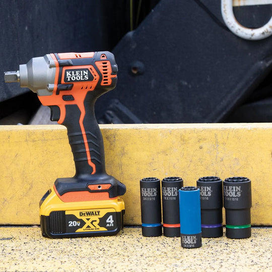 Klein Coated 12-Point 3/4" & 9/16" Impact Socket - 66030