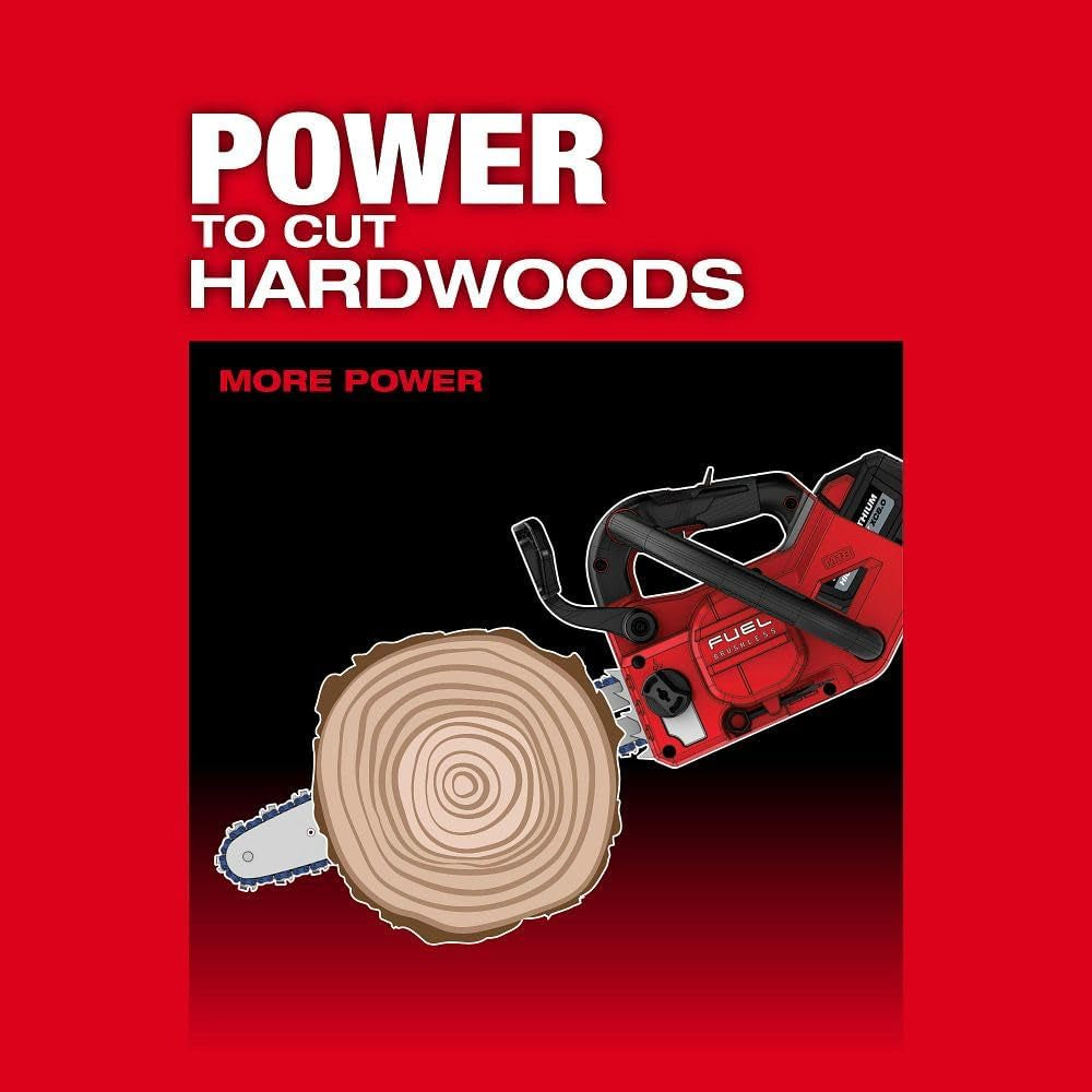 Milwaukee M18 FUEL Top Handle Chainsaw, 14" - No Charger, No Battery, Bare Tool Only