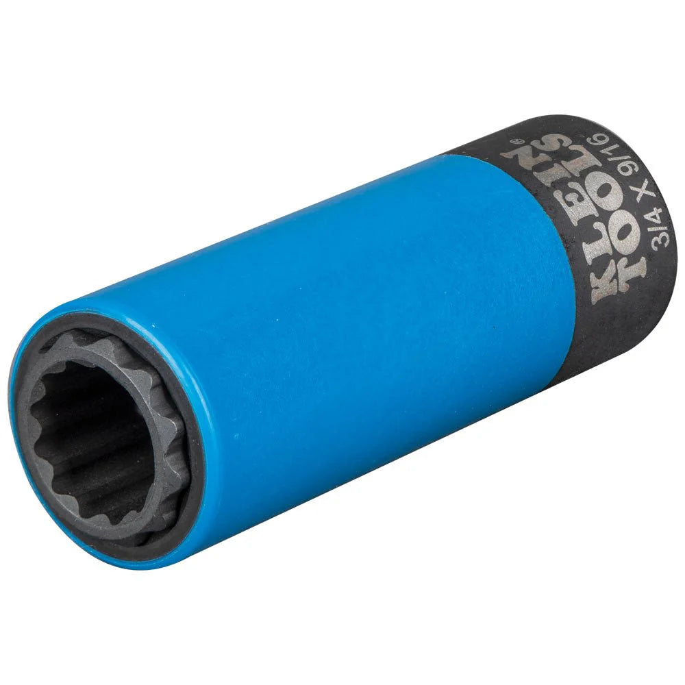 Klein Coated 12-Point 3/4" & 9/16" Impact Socket - 66030